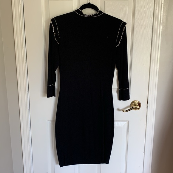 Yoana Baraschi Knit Dress Black Size Small - Picture 3 of 16